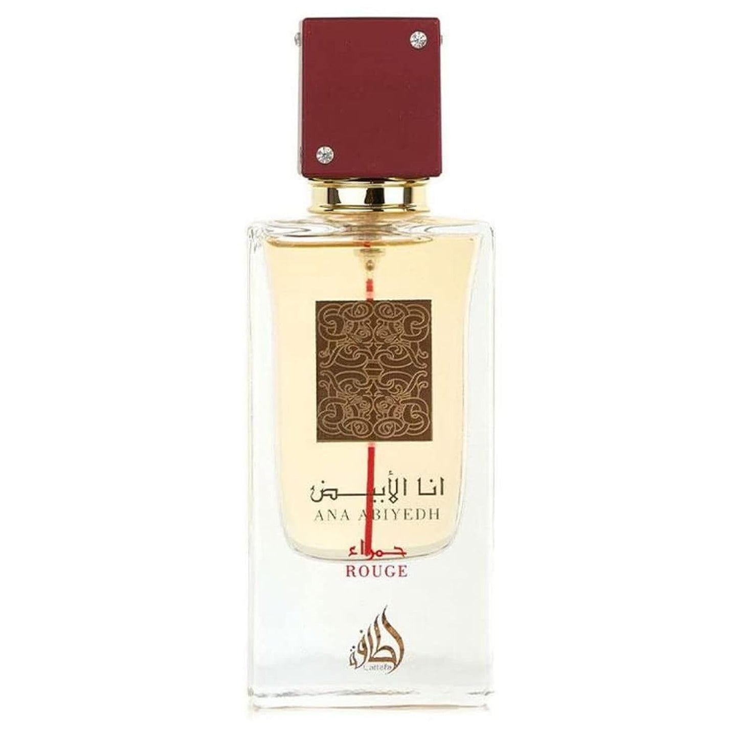 Lattafa Ana Abiyedh Rouge for Unisex Eau de Parfum Spray, 2.0 Oz