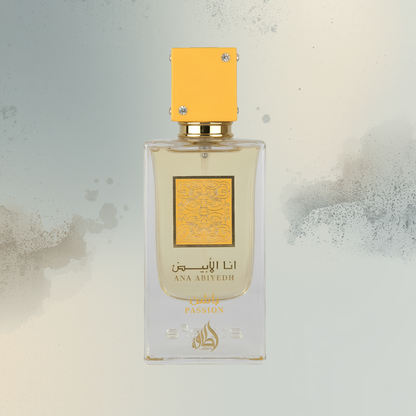 Lattafa Ana Abiyedh Passion Eau de Parfum Spray 2.0 oz for Women | Amber Vanilla Fragrance | Passionfruit Coconut Vanilla