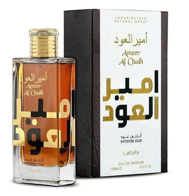 Lattafa Ameer Al Oudh Intense Oud Eau De Parfum Spray Men 3.4 oz