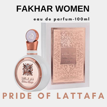 Lattafa Fakhar for Women Eau de Parfum Spray 3.4 Oz