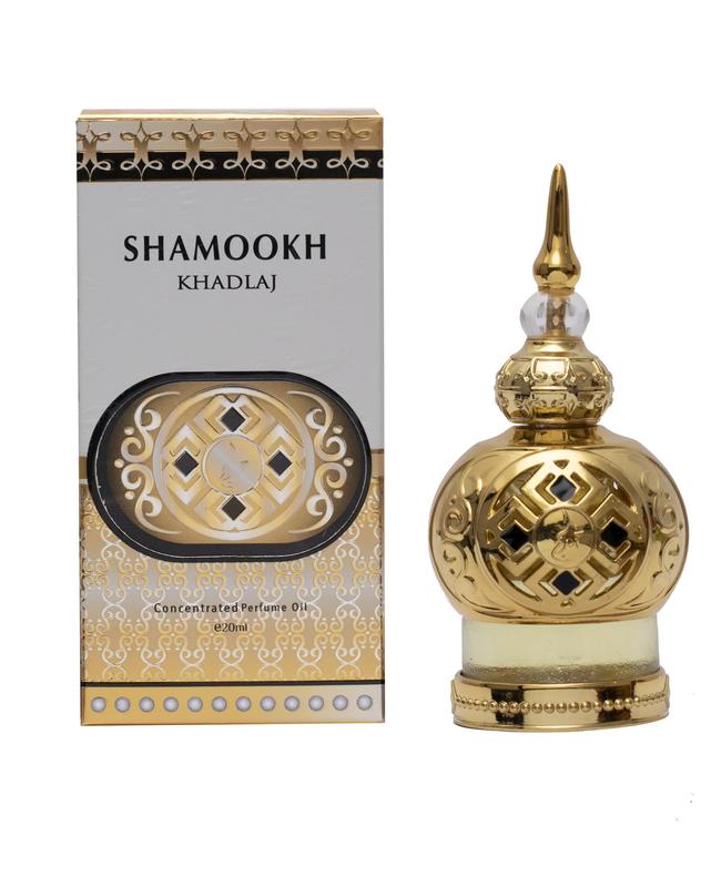 Khadlaj Shamookh Gold Concentrated Perfume 0il 0.67 Oz (Unisex)