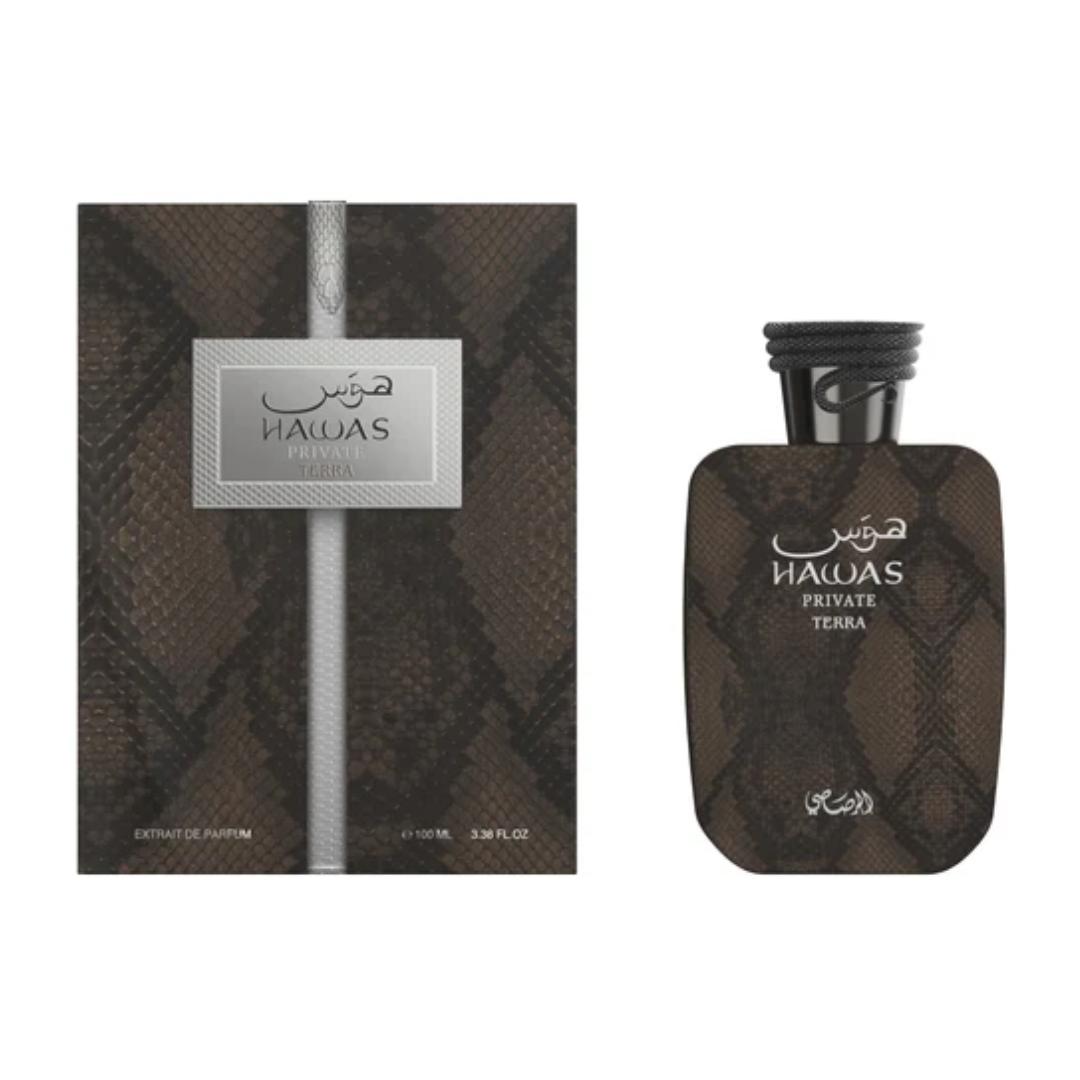 Rasasi Hawas Private Terra Extrait De Parfum 3.4 oz
