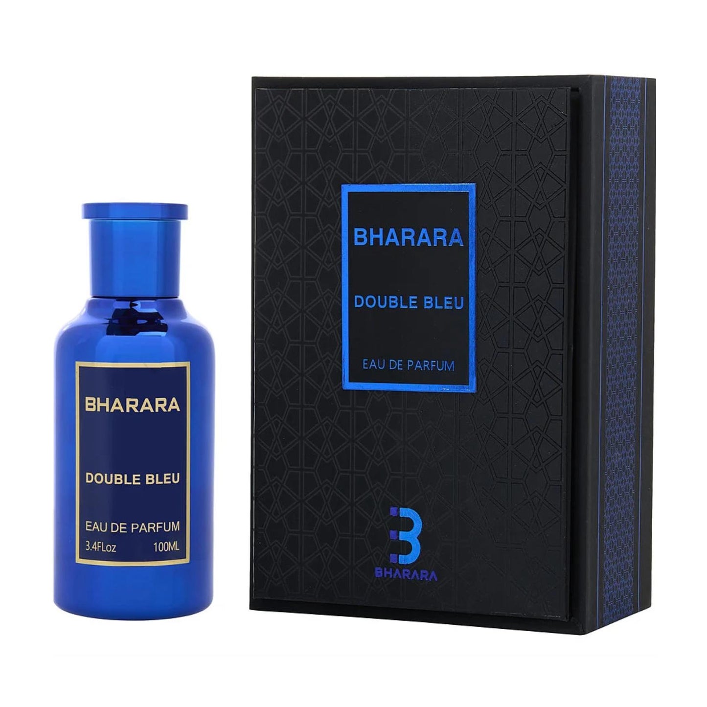 Bharara Double Bleu Eau De Parfum For Men 3.4 Oz / 100 ml