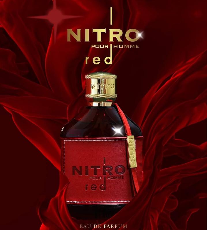 Dumont Nitro Red Eau De Parfum for Men 3.4 Oz - Fruit, Woody, Floral & Masculine Fragrance