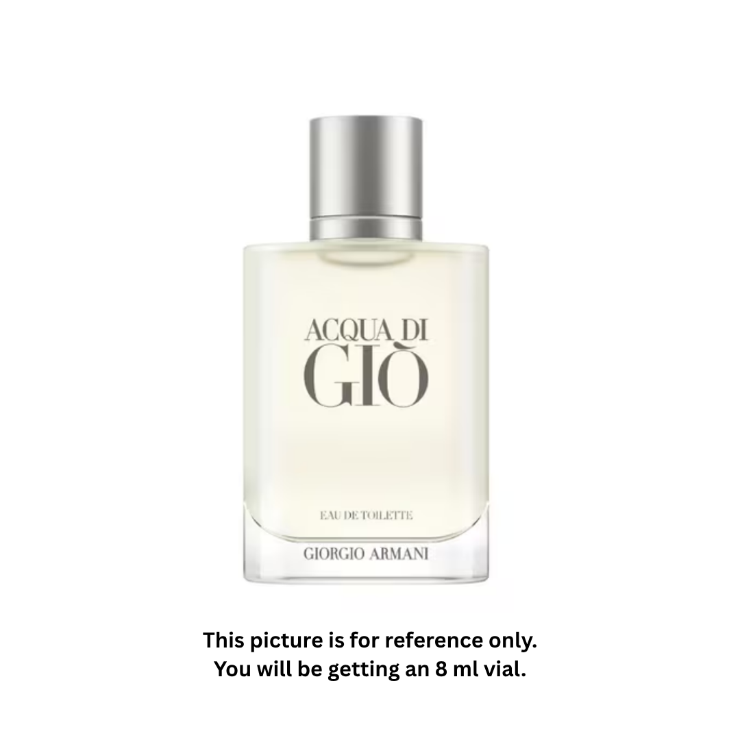 Acqua di Gio Eau de Toilette Travel Spray – 100% Original Authentic Decanted Perfume Spray
