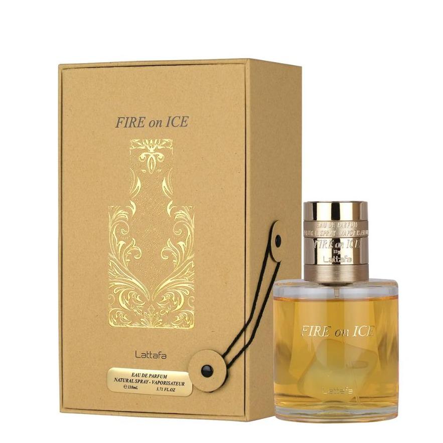 Lattafa Fire On Ice Eau de Parfum Spray Unisex 3.7 oz