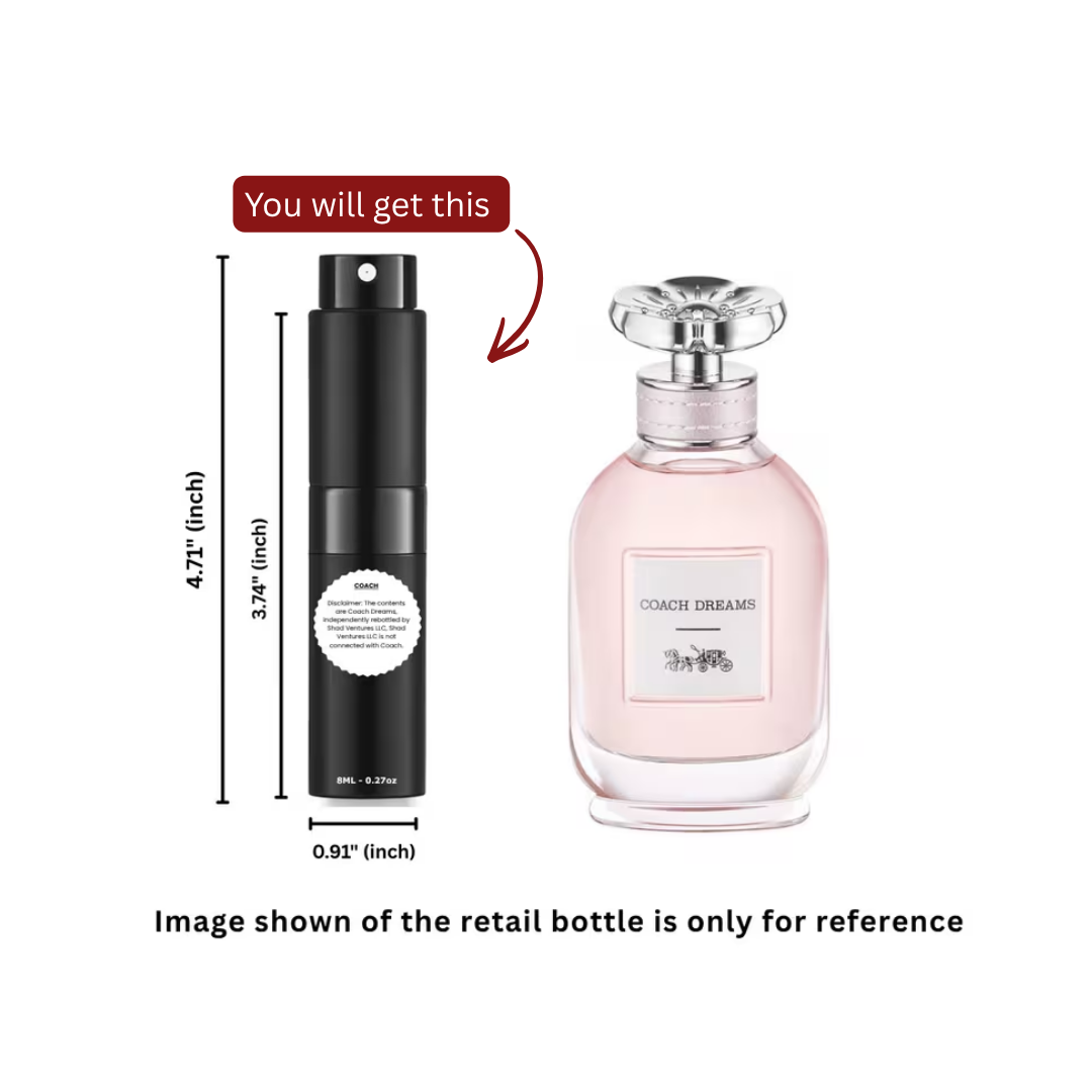 Coach Dreams Eau de Parfum Women 8ml / 0.27oz – 100% Original Authentic Decanted Perfume Spray