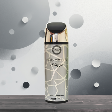 Armaf Club De Nuit Sillage Body Spray 6.8 oz for Men | Floral Woody Musk Fragrance | Bergamot Rose Sandalwood