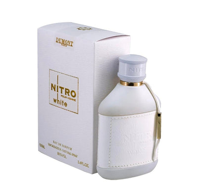 Dumont Nitro White Eau De Parfum For  Men 3.4 Oz Spray