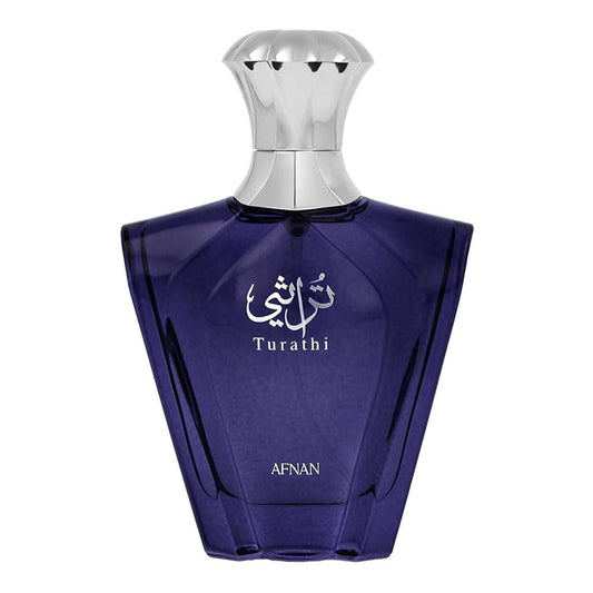 Afnan Turathi Blue Eau de Parfum Fragrance Spray for Men 3 Oz