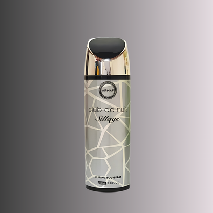 Armaf Club De Nuit Sillage Body Spray 6.8 oz for Men | Floral Woody Musk Fragrance | Bergamot Rose Sandalwood