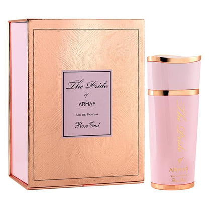 The Pride of Armaf Rose Oud Eau de Parfum Spray for Women - 3.4 Oz / 100 Ml