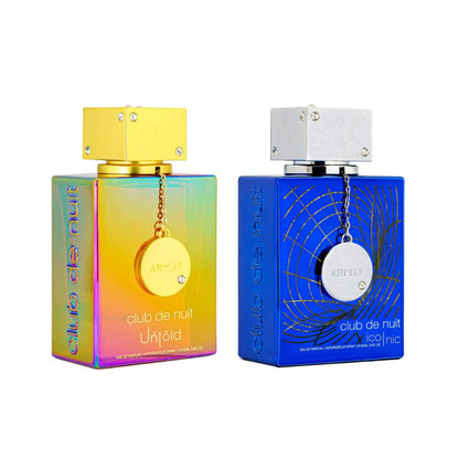 Armaf Club de Nuit Untold and Club de Nuit Iconic Bundle Pack 3.6 oz each