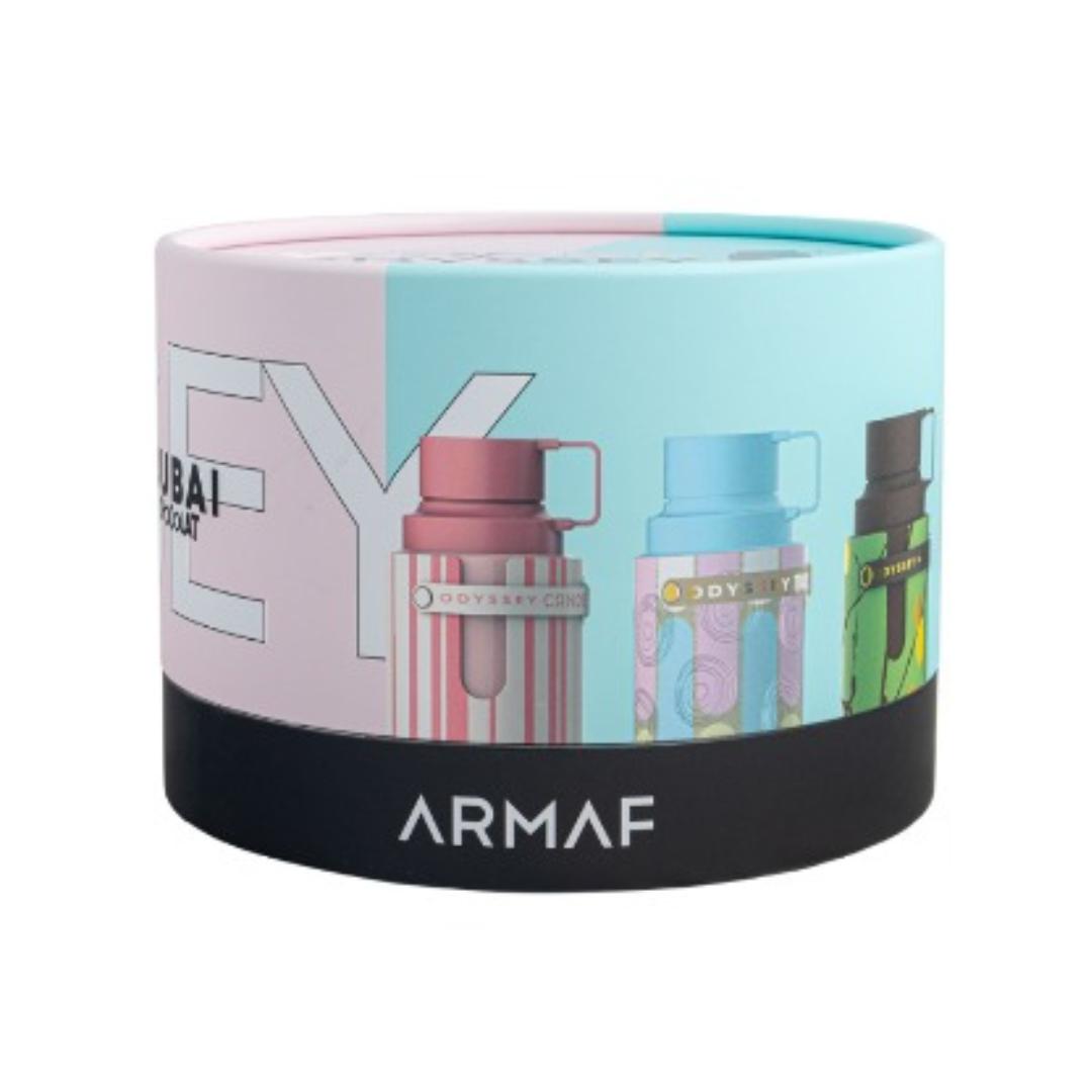 Armaf Odyssey Wheel Dubai Chocolate + Marshmallow + Candee Eau De Parfum For Unisex 1oz each