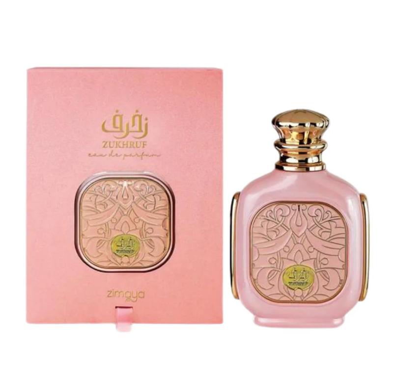 Zimaya Zukhruf Pink Eau De Parfum Spray for Women, 3.4 Oz / 100 Ml Fragrance Perfume