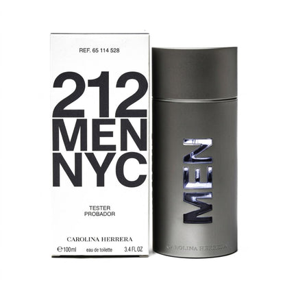 Carolina Herrera 212 Men NYC Eau de Toilette Tester - 3.4 oz