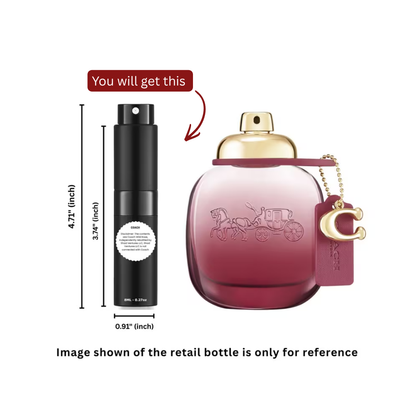 Coach Wild Rose Eau de Parfum for Women 8ml / 0.27oz – 100% Original Authentic Decanted Perfume Spray