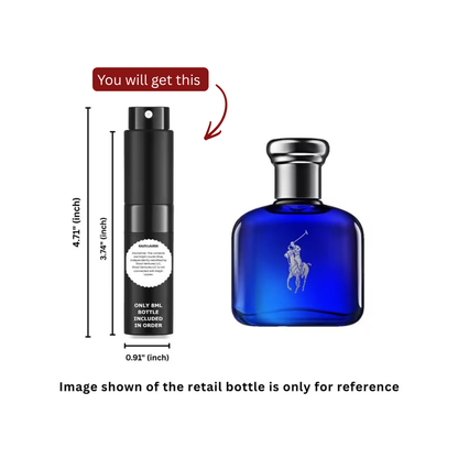 Ralph Lauren Blue Eau de Toilette Women 8ml / 0.27oz | 100% Original Authentic Decanted Perfume Spray