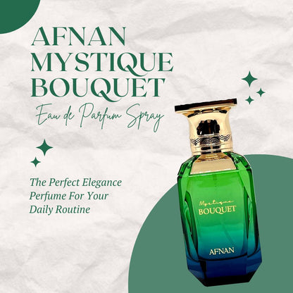 Afnan Mystique Bouquet Eau de Parfum Spray for Women, 2.7 Oz