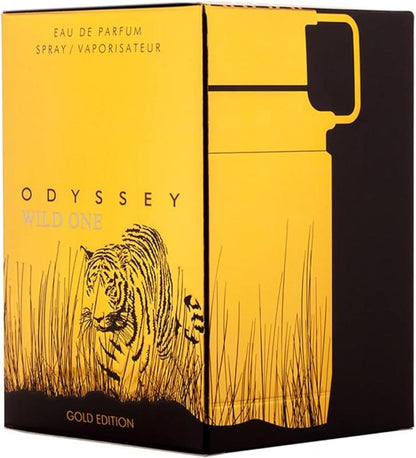 Armaf Odyssey Wild One Eau De Parfum Spray for Men 3.4 Oz / 100 Ml - Woody Spicy Fragrance