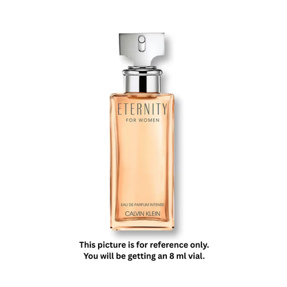 Calvin Klein Eternity Intense Eau de Parfum Women 8ml / 0.27oz – 100% Original Authentic Decanted Perfume Spray