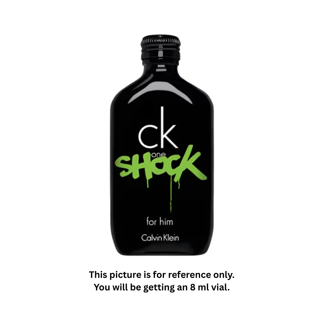 Calvin Klein CK One Shock for Him Eau de Toilette 8ml / 0.27oz – 100% Original Authentic Decanted Perfume Spray