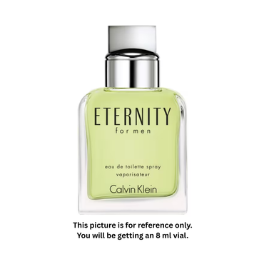 Calvin Klein Eternity for Men Eau de Toilette 8ml / 0.27oz – 100% Original Authentic Decanted Perfume Spray
