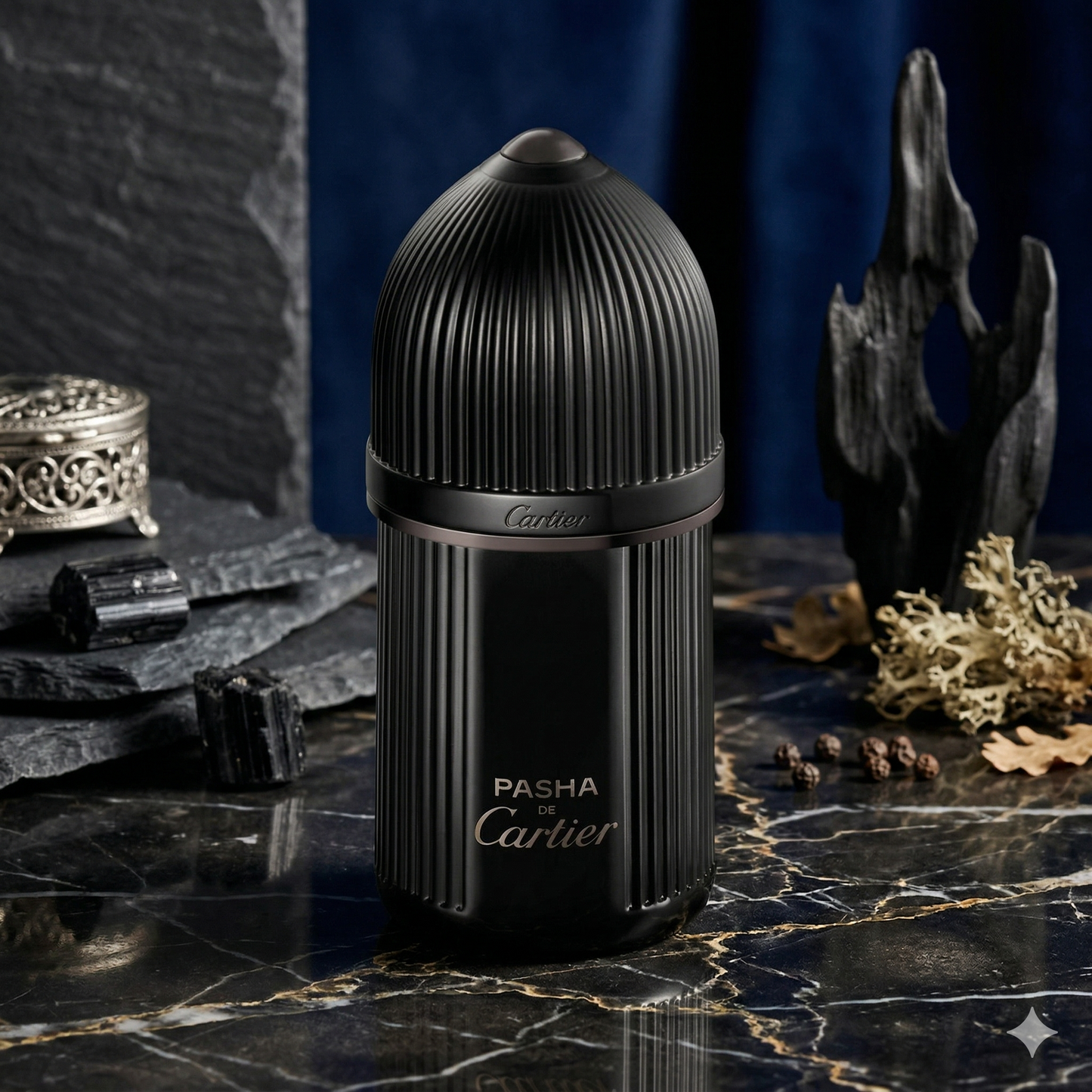 Pasha de Cartier Noir Absolu Eau de Parfum 3.3 oz for Men