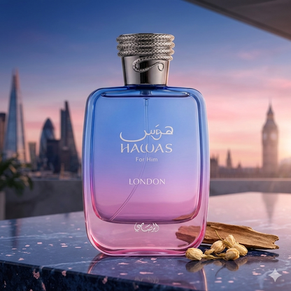 Rasasi Hawas London Eau de Parfum for Men 3.4 oz / 100ml
