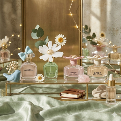 Marc Jacobs Mini Set Eau de Toilette Gift Set | 4 Piece Fragrance Collection (Daisy. Fresh, Wild & Perfect)
