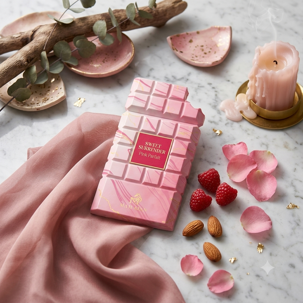 Mahajan Sweet Surrender Pink Parfait Eau de Parfum for Women 3.4 oz | Strawberry Marshmallow Vanilla Gourmand Perfume for Women | Sweet Creamy Luxury Fragrance