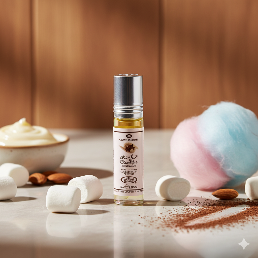 Al Rehab Choco Musk Marshmallow 6ml (0.2 oz) Roll-On Perfume Oil Unisex