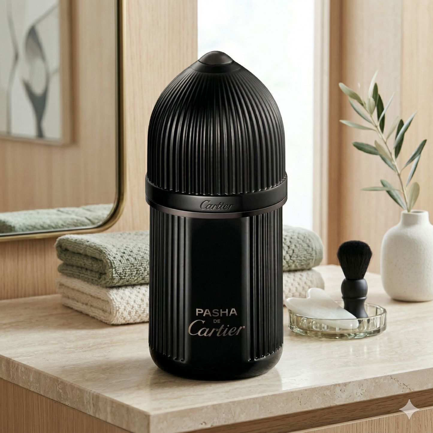 Pasha de Cartier Noir Absolu Eau de Parfum 3.3 oz for Men