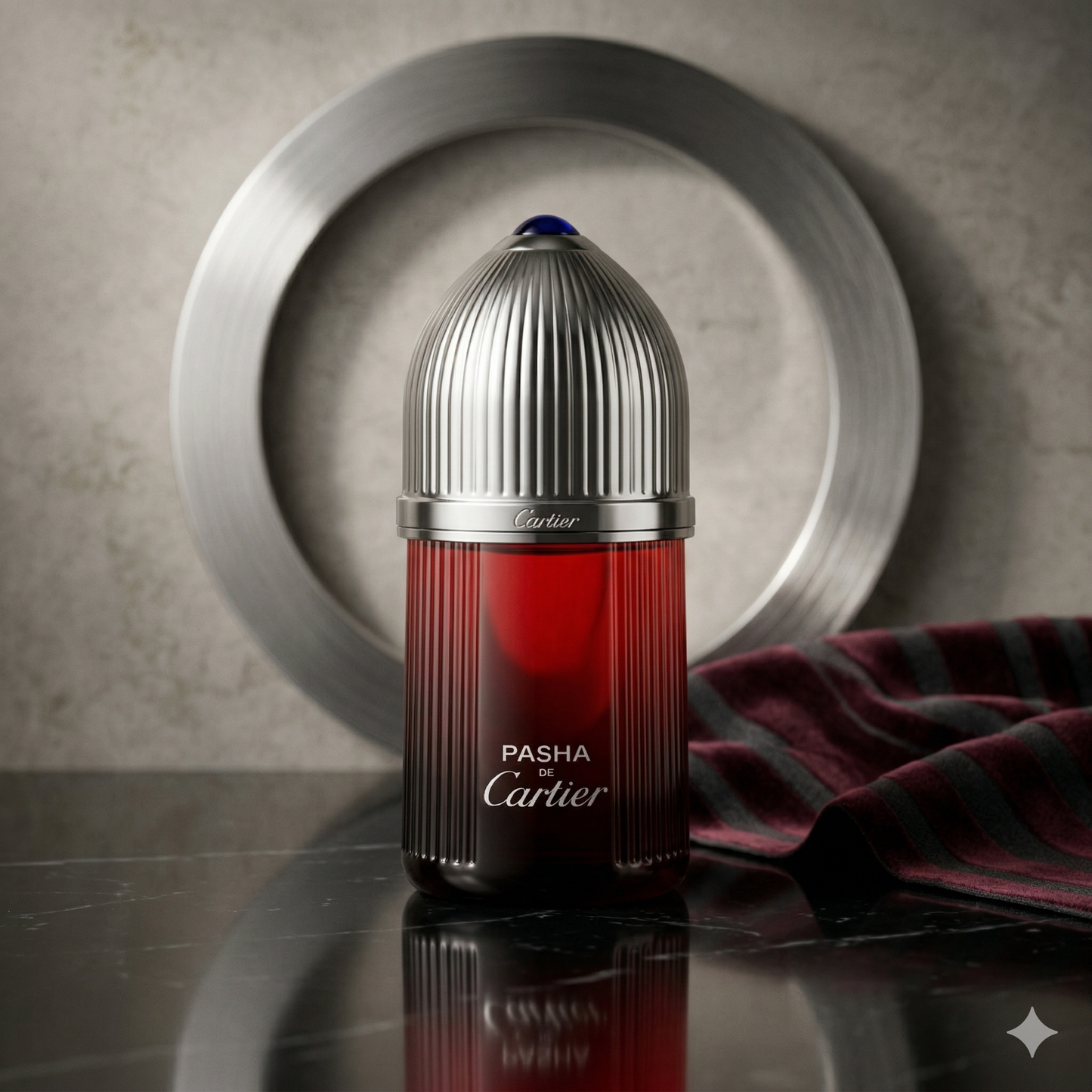 Pasha de Cartier Edition Noire Sport Eau de Toilette 3.4 oz for Men
