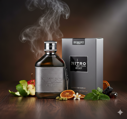 Dumont Nitro Elixir Extrait De Parfum for Men 3.4 oz