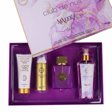 Armaf Club De Nuit Maleka Gift Set for Women | 4 Piece Luxury Collection