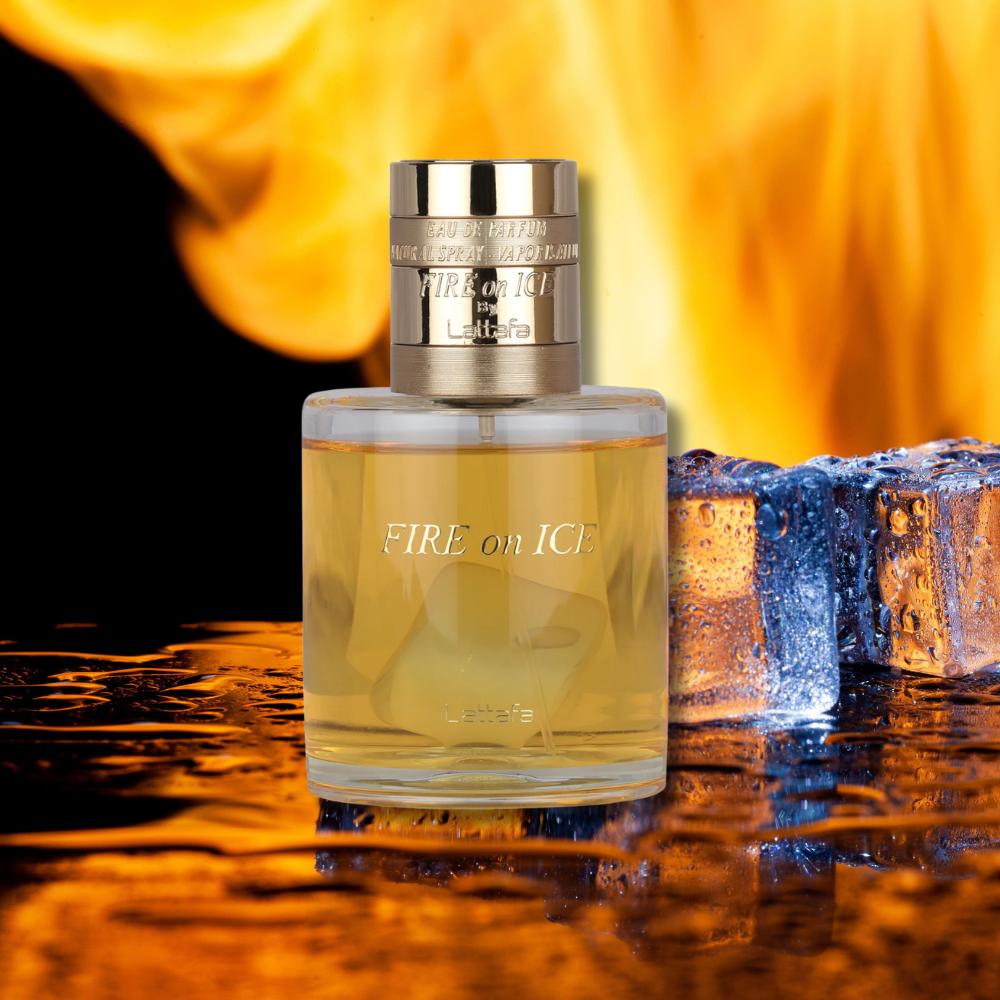 Lattafa Fire On Ice Eau de Parfum Spray Unisex 3.7 oz
