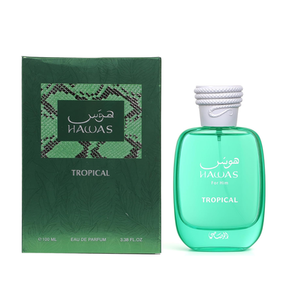 Rasasi Hawas Tropical Eau de Parfum for Men 3.4 oz