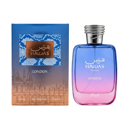 Rasasi Hawas London Eau de Parfum for Men 3.4 oz / 100ml