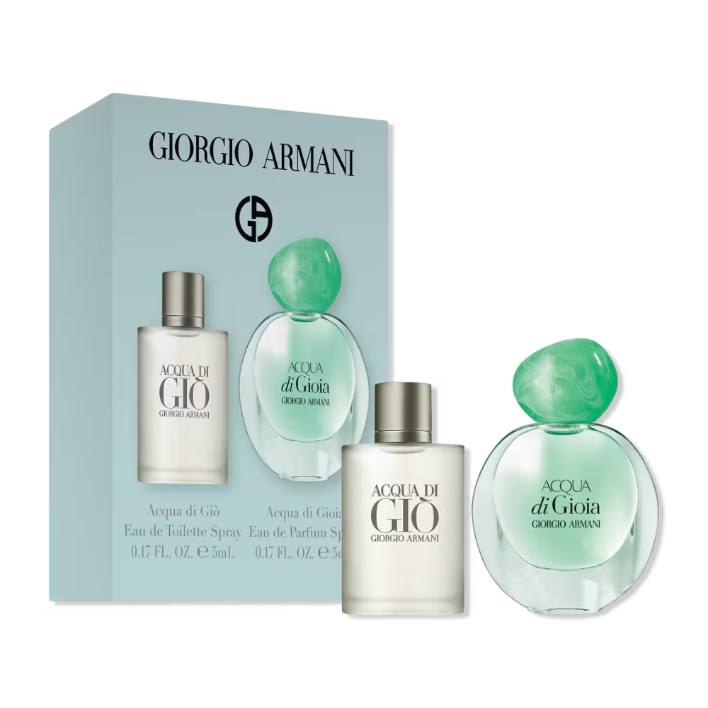 Giorgio Armani Acqua Di Gio Mini Gift Set – 2 Piece Collection (5ml edp + 5ml edt)
