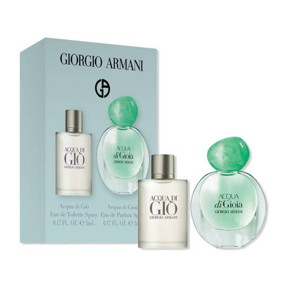 Giorgio Armani Acqua Di Gio Mini Gift Set – 2 Piece Collection (5ml edp + 5ml edt)