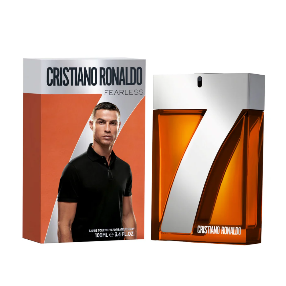 Cristiano Ronaldo CR7 Fearless Eau de Toilette for Men 3.4 oz