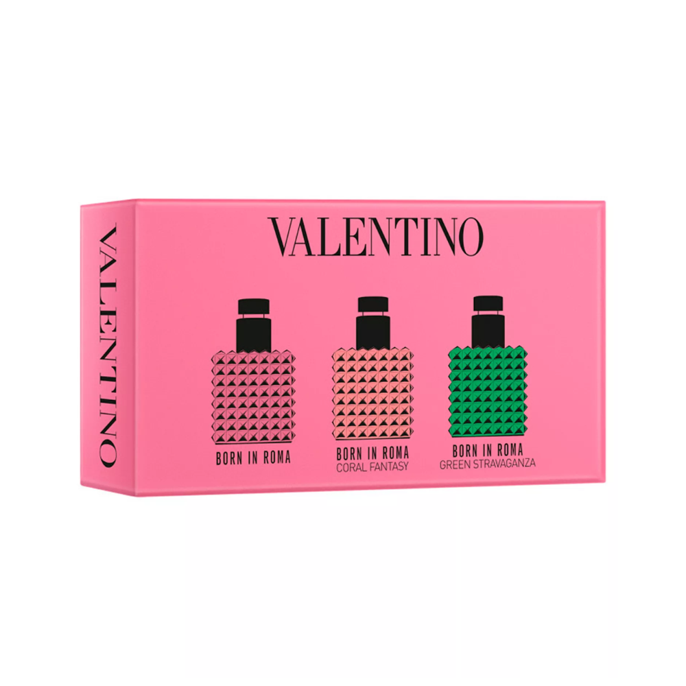 Valentino Born in Roma Donna Trio Discovery Set – 3 Piece Perfume Gift Set