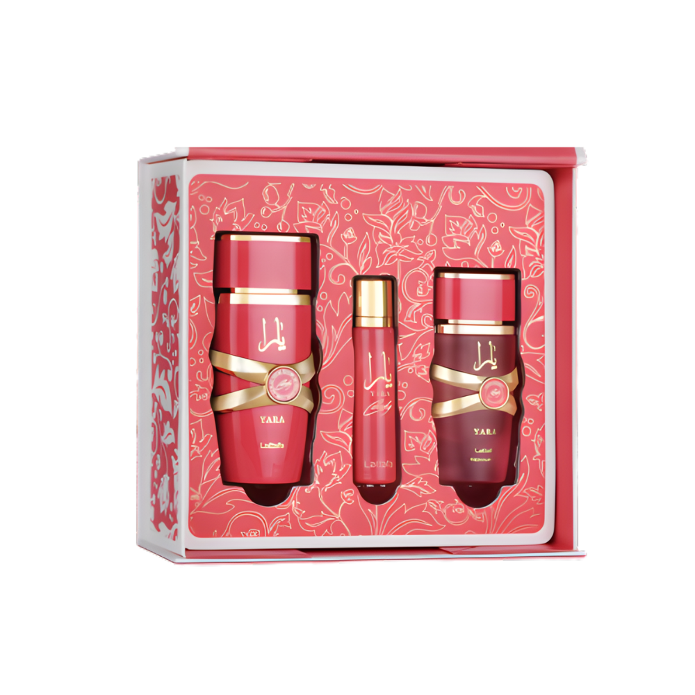 Lattafa Yara Candy 3-Piece Gift Set for Women – Eau de Parfum & Hair Mist