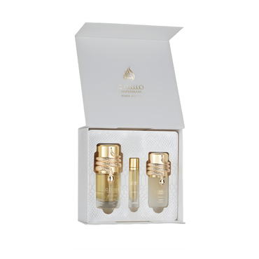 Lattafa Musamam White Intense 3-Piece Gift Set – Unisex Eau de Parfum & Hair Mist
