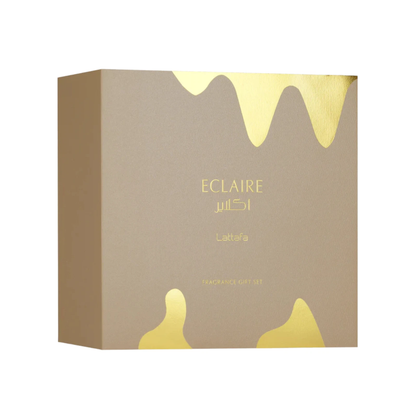 Lattafa Eclaire 3-Piece Gift Set – Unisex Eau de Parfum & Hair Mist