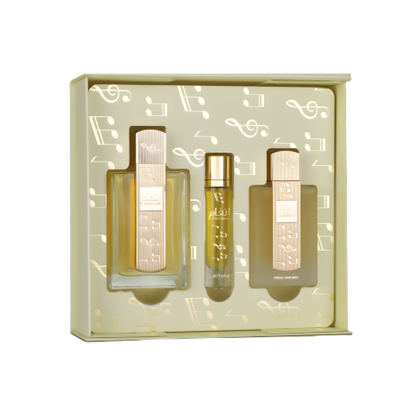 Lattafa Angham 3-Piece Gift Set – Unisex Eau de Parfum & Hair Mist