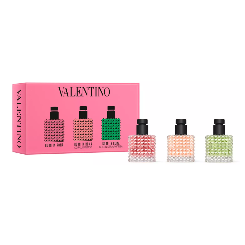 Valentino Born in Roma Donna Trio Discovery Set – 3 Piece Perfume Gift Set