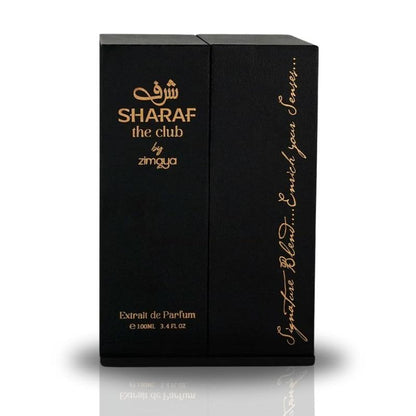 Zimaya Sharaf The Club Extrait De Parfum Spray 3.4 Oz / 100 Ml - Signature Blend for Lasting Impressions