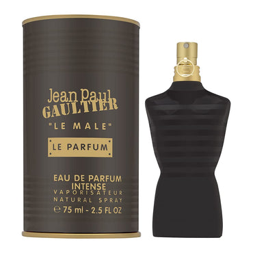 Jean Paul Gaultier Le Male Eau de Parfum Intense for Men 2.6 Oz / 75ml, Long-Lasting and Bold Fragrance for Men